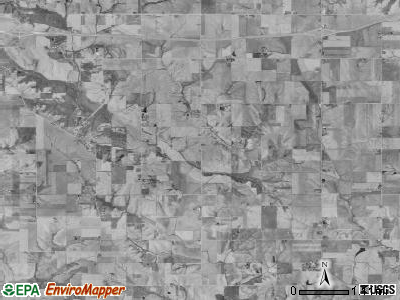 Buena Vista township, Iowa satellite photo by USGS