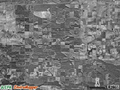 Hardin township, Iowa satellite photo by USGS