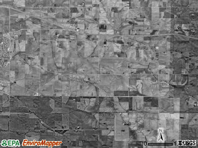 Scott township, Iowa satellite photo by USGS