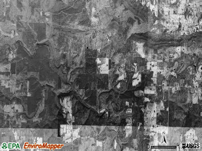 Relief township, Arkansas satellite photo by USGS