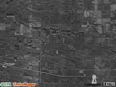 Hickory Grove township, Iowa satellite photo by USGS
