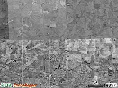 Shelby township, Iowa satellite photo by USGS