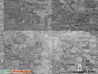 Lynn Grove township, Iowa satellite photo by USGS