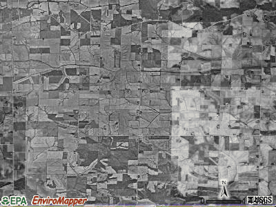 Greene township, Iowa satellite photo by USGS