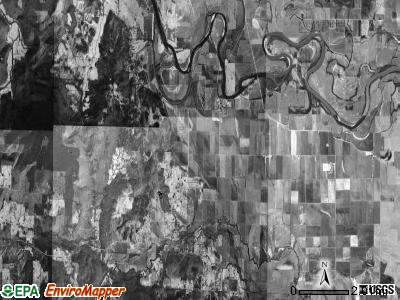 Oil Trough township, Arkansas satellite photo by USGS