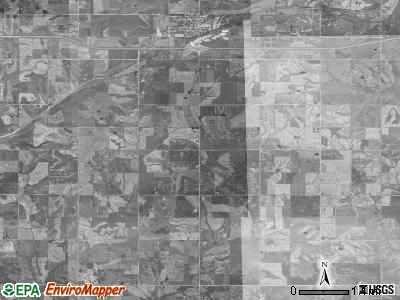 Summit township, Iowa satellite photo by USGS
