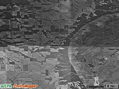 Seventy-Six township, Iowa satellite photo by USGS