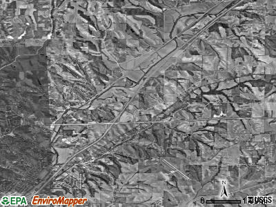 Garner township, Iowa satellite photo by USGS