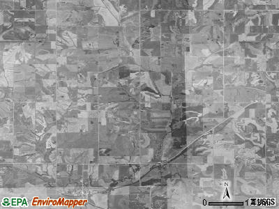 Jackson township, Iowa satellite photo by USGS