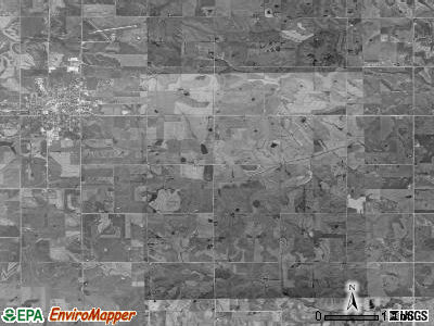 Summerset township, Iowa satellite photo by USGS