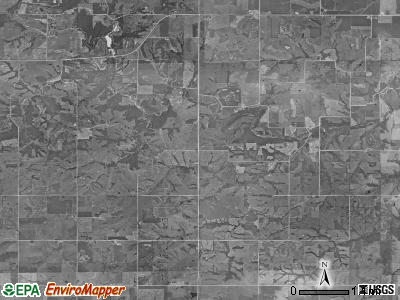 Webster township, Iowa satellite photo by USGS