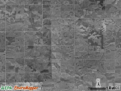 Grand River township, Iowa satellite photo by USGS