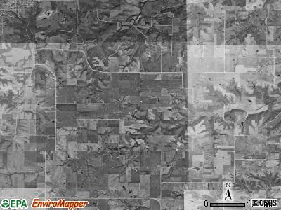 Scott township, Iowa satellite photo by USGS