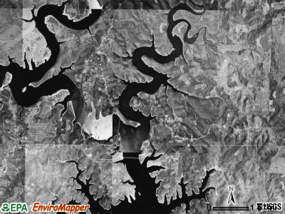 Mill township, Arkansas satellite photo by USGS
