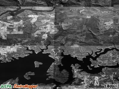 Francis township, Arkansas satellite photo by USGS