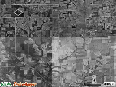 Polk township, Iowa satellite photo by USGS