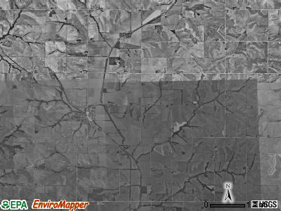 Ingraham township, Iowa satellite photo by USGS
