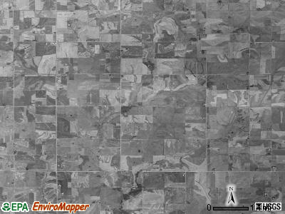 Colony township, Iowa satellite photo by USGS
