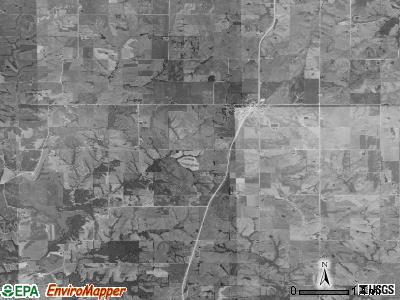 New Hope township, Iowa satellite photo by USGS