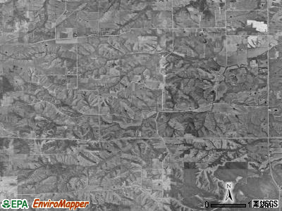 Mantua township, Iowa satellite photo by USGS