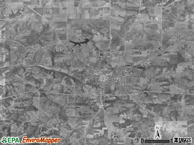 Troy township, Iowa satellite photo by USGS