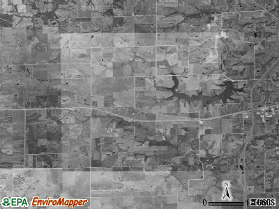 Ward township, Iowa satellite photo by USGS