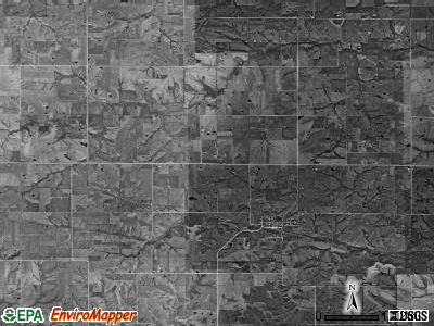 Jackson township, Iowa satellite photo by USGS