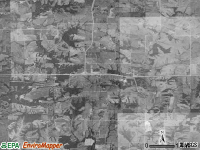 Jones township, Iowa satellite photo by USGS