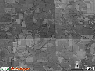 West township, Iowa satellite photo by USGS