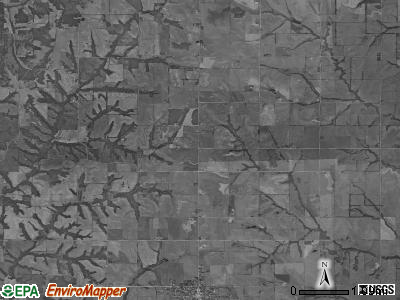 Rawles township, Iowa satellite photo by USGS