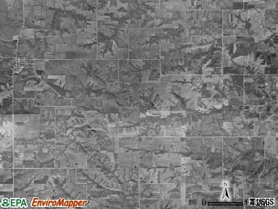 Adams township, Iowa satellite photo by USGS