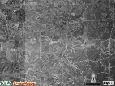 Green township, Iowa satellite photo by USGS