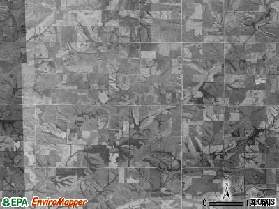 Holt township, Iowa satellite photo by USGS