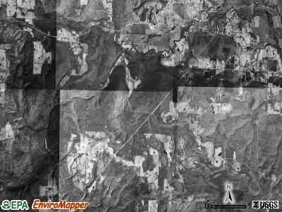 Hill township, Arkansas satellite photo by USGS