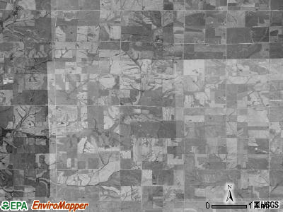 Grove township, Iowa satellite photo by USGS