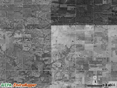 Garden Grove township, Iowa satellite photo by USGS