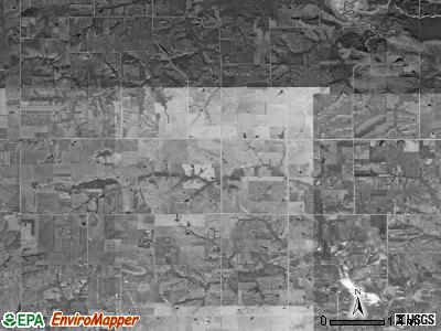 Wright township, Iowa satellite photo by USGS
