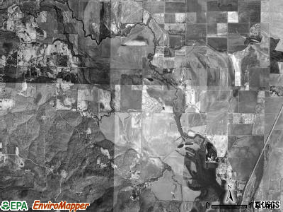 Departee township, Arkansas satellite photo by USGS