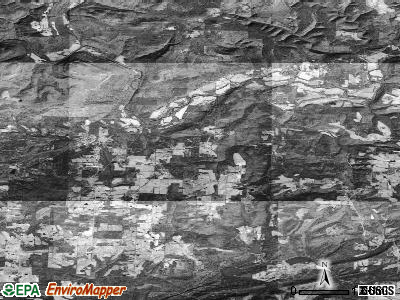 Craig township, Arkansas satellite photo by USGS