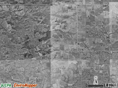 High Point township, Iowa satellite photo by USGS