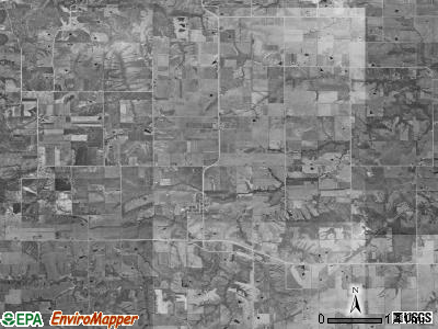 Johns township, Iowa satellite photo by USGS