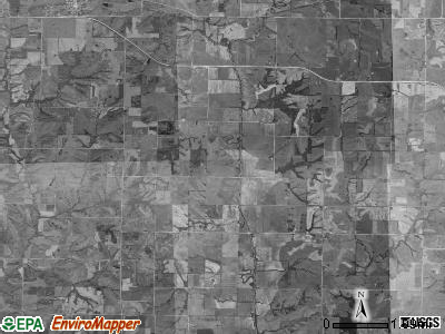 Mason township, Iowa satellite photo by USGS