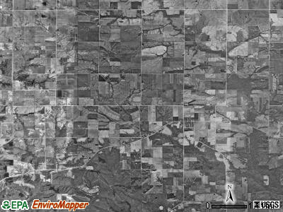 Harrison township, Iowa satellite photo by USGS
