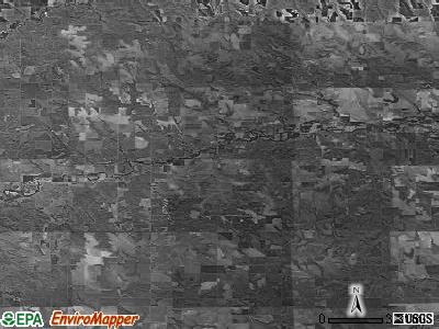 Herl township, Kansas satellite photo by USGS