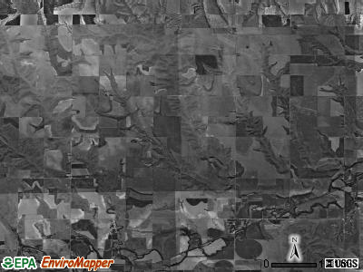 Finley township, Kansas satellite photo by USGS