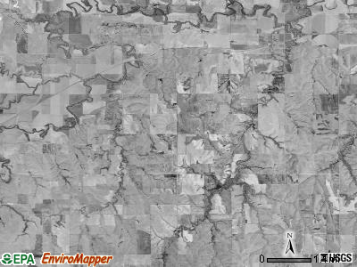 Granite township, Kansas satellite photo by USGS