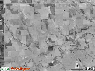 Long Island township, Kansas satellite photo by USGS