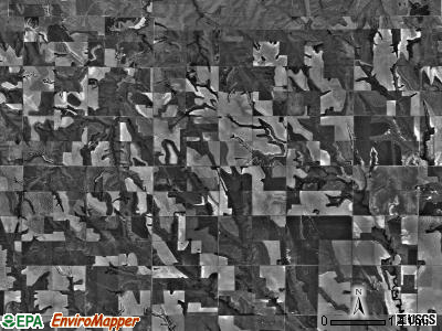Harrison-District 6 township, Kansas satellite photo by USGS