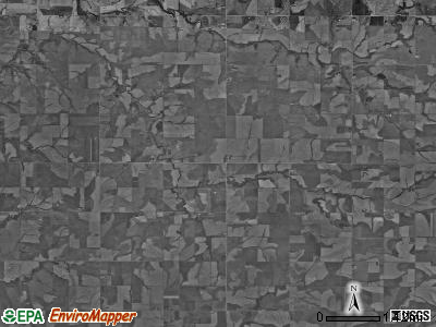 Balderson township, Kansas satellite photo by USGS