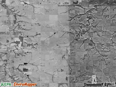 Padonia township, Kansas satellite photo by USGS